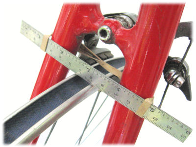 L’alignement d’une roue sur un vélo